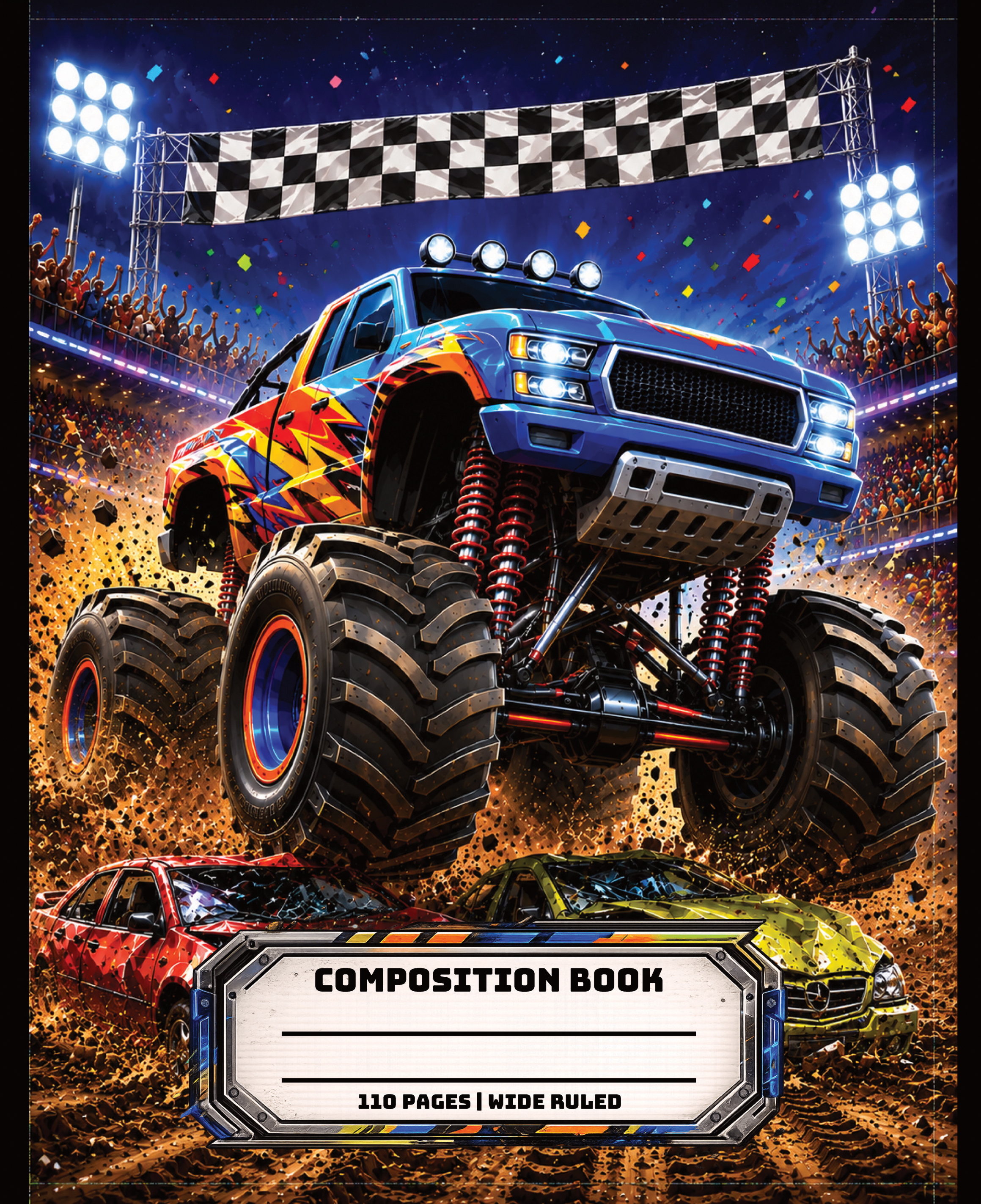 Monster Truck – Classic composition notebook cover