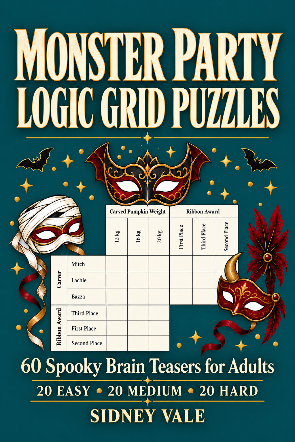 Cover of Monster Party Logic Grid Puzzles