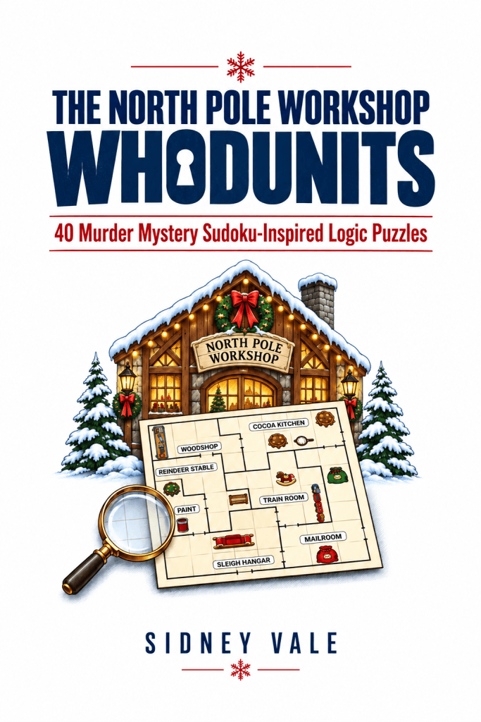 The North Pole Workshop Whodunits by Sidney Vale — book cover