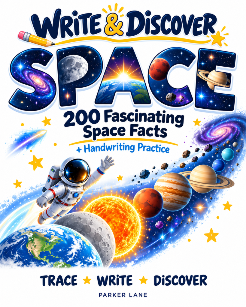 Write & Discover Space by Parker Lane - book cover